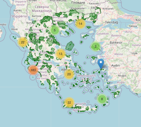 Caretta Caretta Occurrences in Greece